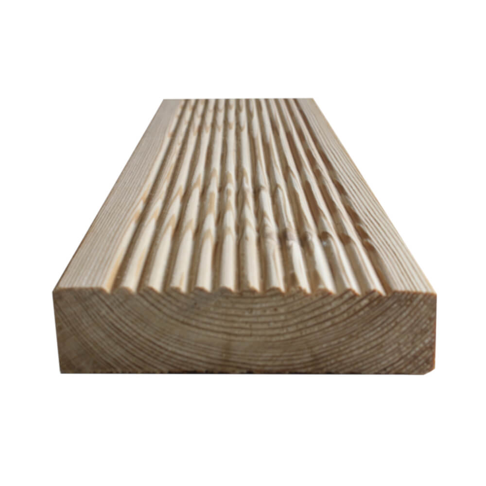 Terassilauta lehtikuusi 28*120*4000 mm uritettu luokka V/VI